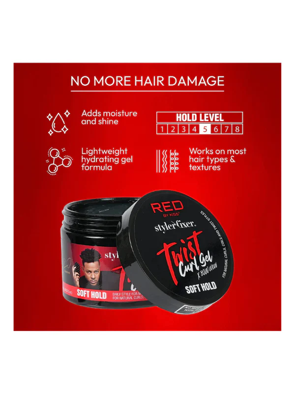 Red by Kiss Styler Fixer Twist Curl Gel - Image 3