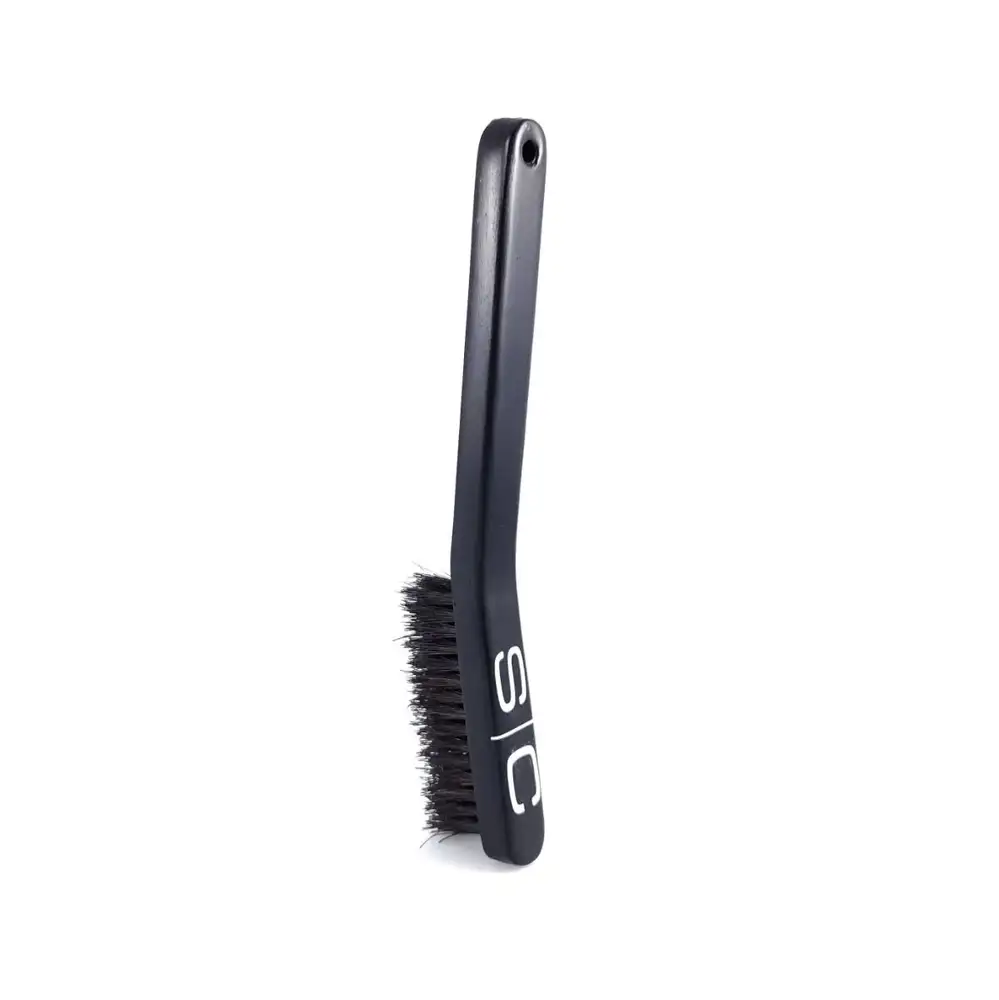 S|C No Knuckles Professional Curved Fade Natural Bristle Brush Medium - Image 2