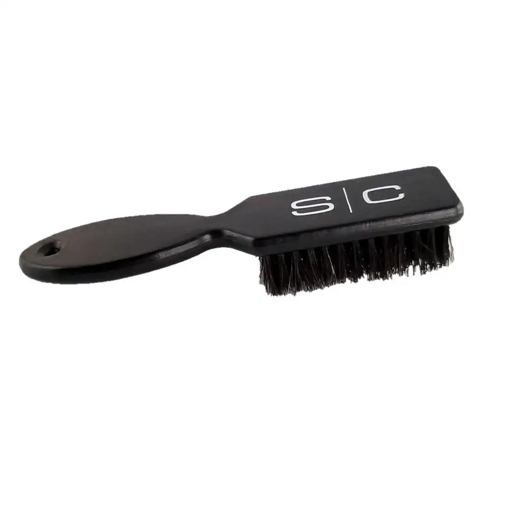 S|C Wood Handle Fade and Cleaning Barber Brush - Image 3