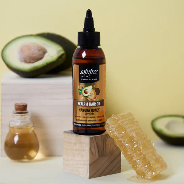 Sofn'free Scalp and Hair Oil with Manuka Honey and Avocado 100 ml - Image 3
