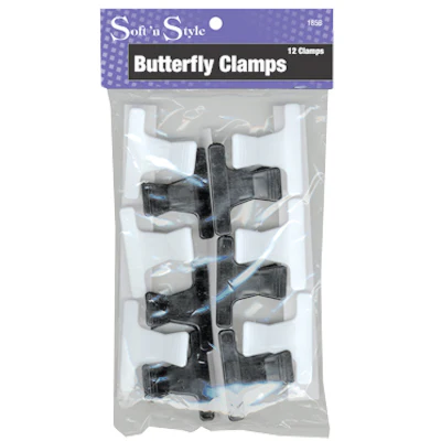 Soft'n Style 3" Wide Butterfly Clamps - Image 2