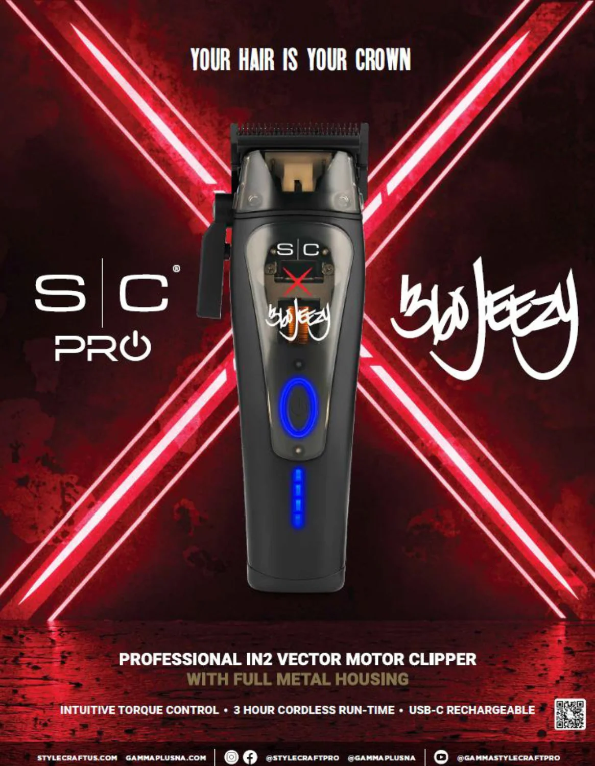 StyleCraft X 360 Jeezy Cordless Vector Clipper - Image 6