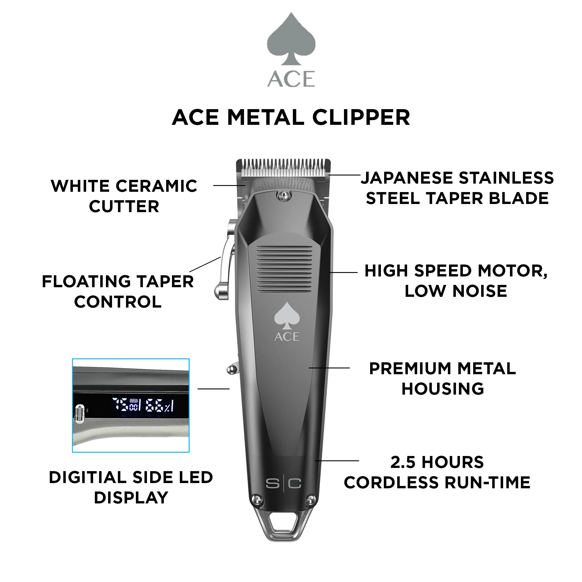 StyleCraft Ace Metal Edition Clipper - Image 2
