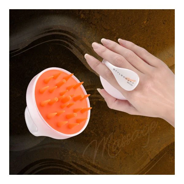 StyleCraft Massage Brush Orange - Image 3