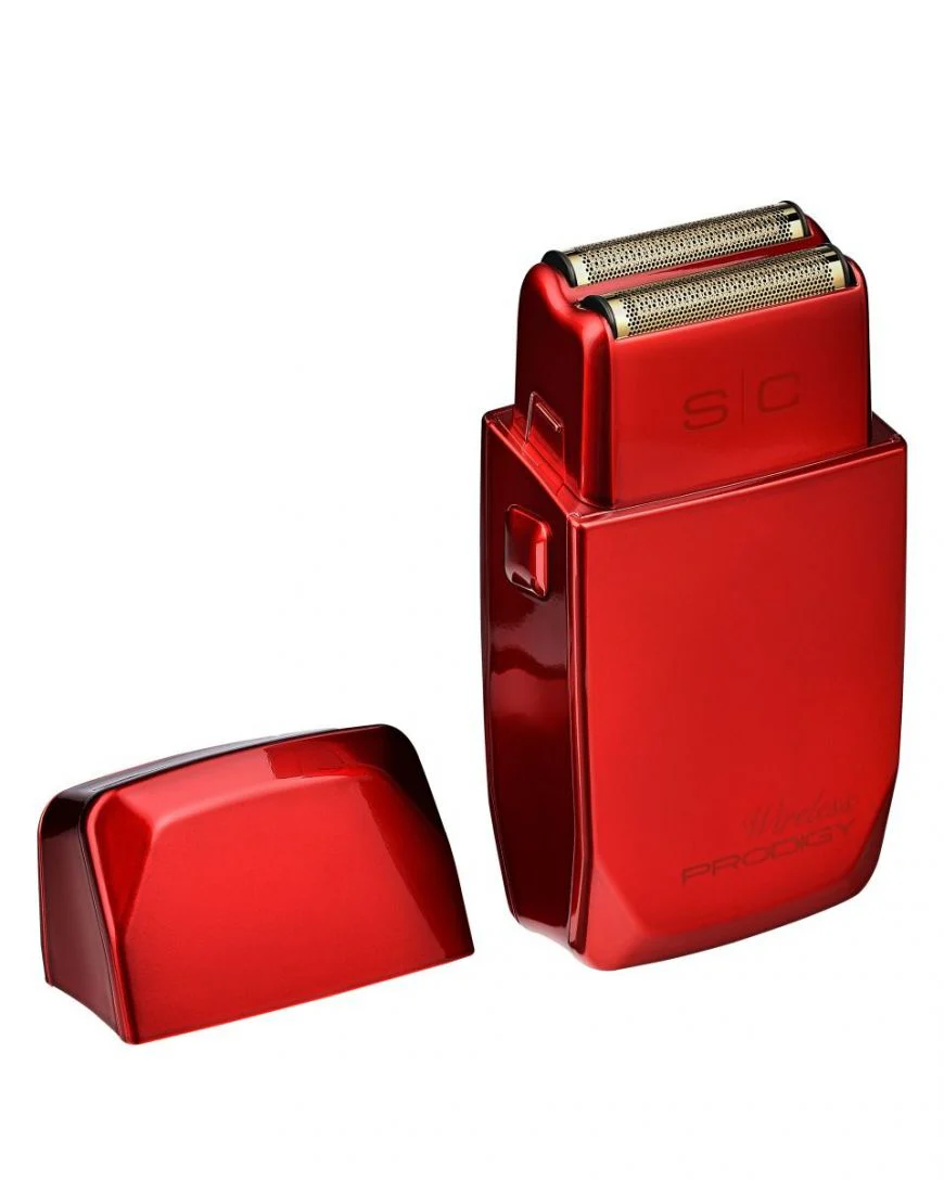StyleCraft Wireless Prodigy Foil Shaver - Metallic Red - Image 2