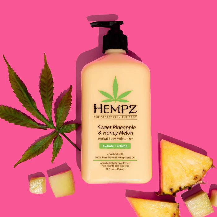 Hempz Sweet Pineapple & Honey Melon Herbal Body Moisturizer - Image 3