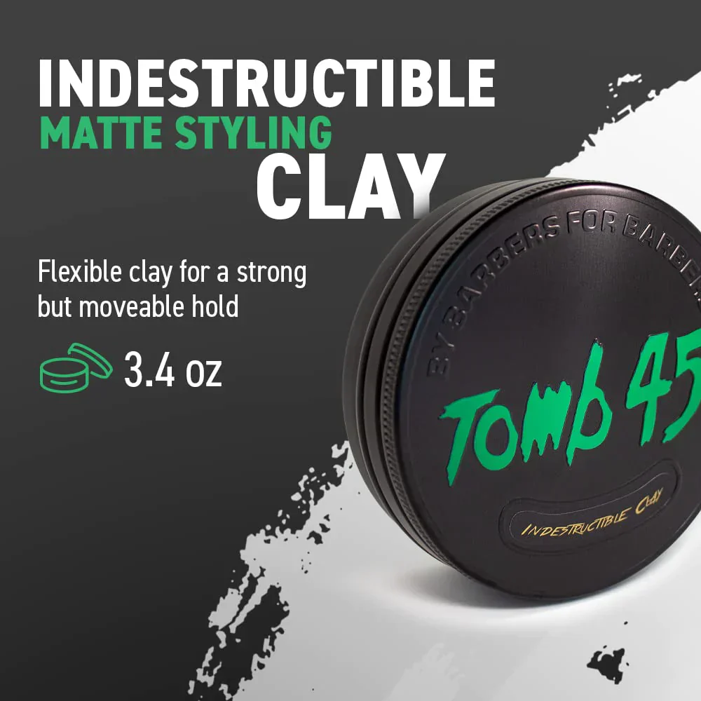 Tomb45 Indestructible Clay High Hold with Matte Finish 3.4 oz. - Image 5