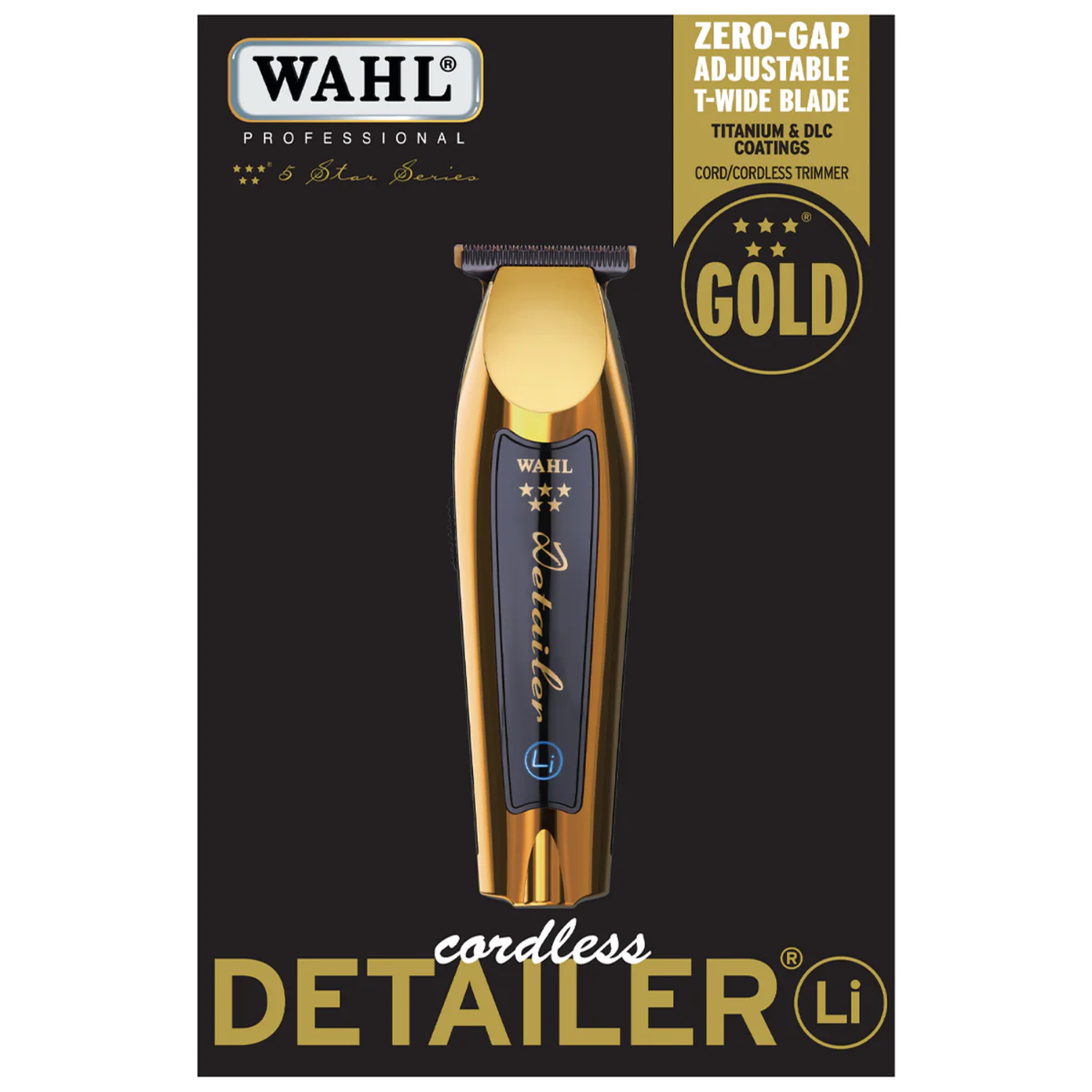 Wahl Cordless Detailer Li Trimmer Gold - Image 2